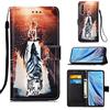 CRABOT Cover OPPO Reno 3 Pro 5G/Find X2 neo Custodia per Telefono Clamshell Conchiglia Pelle PU Con Slot per Schede Portafoglio Modello 3D+1pcs Proteggi Schermo-(Gatto e Tigre)