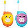 Retevis RB616 Walkie Talkie per Bambini, Giocattoli Facili da Usare in Stile Cartone Animato per Bambini e Bambine, Regalo Pasqua per 3-5 Anni al Coperto per Feste all'Aperto (1 Paio)