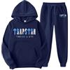 Generico Tuta Trapstar Uomo Donna con Cappuccio Sportiva due Pezzi Completo Palestra Trapstar London Invernale Completa Tuta Trapstar Cotone Leggera Completo Trapstar Lunga Taglie Forti Felpa Trapstar