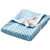 MORA Textiles Mora Coperta per bebè Dubidu - Mini culla 80 x 110 cm - Blu - Coperte, Unisex