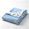 BGEUROPE Textiles Mora - Coperta per bebè Baby Galaxy - Mini culla, 80 x 110 cm, colore: blu, unisex