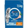 PURINA One - Gatto Sterilizzato - Pollo - 7,5 KG - Crocchette per gatti adulti
