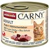 animonda Carny Adult, cibo umido per gatti, Pute + Fegato di Pollo 6 x 200 g
