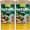 Tetra ReptoMin Baby Turtle Food - Mangime in Stick specifico per Tartarughe Acquatiche molto Giovani, Barattolo da 250 ml (Confezione da 2)