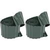 Windhager 5448 - Bordura per Prato, 20 cm x 9 m, Colore: Verde (Confezione da 2)