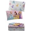 il dolce stile della tua casa set completo lenzuola piazza e mezza o singolo per cameretta 100% cotone stampa frozen -princess - minnie -barbie (princess 1 piazza)