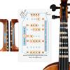 FFG NOTE THE DIFFERENCE Fantastiche guide per le dita - Guida di tutti i tasti per violino 4/4, 3/4, 1/2, 1/4 di taglia