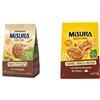 Misura Biscotti Integrali Fibrextra | 100% Farina Integrale | Ricchi in Fibre | Confezione da 330 grammi & Biscotti Integrali Multigrain | con Cereali Croccanti | Confezione da 330 grammi