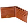 Cronus & Rhea® | Luxury Money Clip Exclusive Leather (Ladon) | Titolare della carta - Porta carte - Portafoglio | Vera pelle | Con elegante scatola regalo | Uomini - Donne (Cognac)