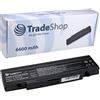 Trade Shop Batteria ad alte prestazioni 6600 mAh per SAMSUNG R710-AS04 R710-BS01 NP-P NP-P50 NP-P60 NP-R NP-R40 NP-R40 Plus NP-R45 NP-R65 NP-R70 NP-X NP-X60 sostituisce AA-PB2NC6B e AA-PB4NC6B AA-PB4NC6B di e