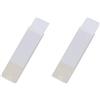 Durable 807319 Pocketfix, Tasca Adesiva, Apertura Lato Corto, Inserti Inclusi, Trasparente, dimensioni interne 100 x 28 mm; esterne: 104 x 32 mm, 10 Pezzi (Confezione da 2)