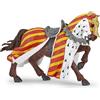 Papo - Statuina Cavallo da Torneo Realistica Giocattolo per Bambini - 3 Anni + - Collezione Fantastico & Medievale - Gioco Creativo Cavalieri - Idea Regalo Giocattolo Bambina Bambino - 14.4 Cm