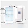 CHONGHAN Mini Frigo Frigorifero 8l Mini Frigorifero Raffreddatore E Riscaldamento Compatto, Portatile E Silenzioso, con Controllo Della Temperatura Digitale per Casa, Camera, Vede