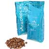 Morola Caffè in Grani - Miscela Morola Decaffeinato Gold - Sacchetto da 500g - Confezione da 0,5Kg con Valvola di Degasazione Monodirezionale