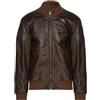 Aeronautica Militare Giubbino pelle Bomber PN932PL, da uomo, giacca, giubbotto (XL IT 52)