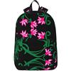 YTORA Lotus Flower Namaste Zaino per computer portatile, Zaini Libreria Elementare Donna Moda Casual Daypack Viaggi,College,Insegnante, nero, Taglia unica