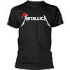 Metallica T Shirt 40Th Anniversary Garage Band Logo Nuovo Ufficiale Uomo Nero Size M