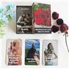 QCFQCF Message of Love Oracle Cards - Biglietti Oracle per principianti, tra cui amore, romanticismo, fiamma gemella, messaggi anima gemella (XIANHUALXT)