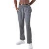 Champion Powerblend Pantaloni in Pile con Fondo Aperto, Grigio, XX-Large Uomo