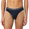 Emporio Armani Men's Brief Side Logo Slip Boxer, Marine, L Uomini