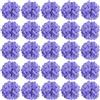 FagusHome 30 teste di ortensie artificiali in seta, fiori e steli, ortensie finte, per la decorazione della casa e del matrimonio (viola chiaro)