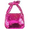 idem, Borsa metallica Donna, Colore: rosa