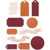 Sizzix Thinlits Die Set di 12 etichette e banner vintage di Kath Breen