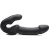 Strap U Evoke Rechargeable Vibrating Silicone Strapless Strap On Black