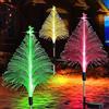 Cikiki Luci solari a forma di medusa in fibra ottica, impermeabili, per esterni, decorazione a LED per ambienti da giardino e paesaggi natalizi
