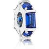 Pandora Charm Pandora Donna Distanzaitori in Argento Cubic Zirconia 797529NSBL Distanzaitori