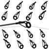 Sport 14Pcs Guide per canne da pesca Suggerimenti Parti di riparazione per canne