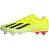 adidas X Crazyfast League Soft Ground Boots, Scarpe da Calcio Unisex-Adulto, Solar Yellow/Core Black/Cloud White, 49 EU