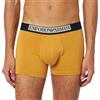 Emporio Armani Men's Boxer Logo Label, Mustard Yellow, S Uomini