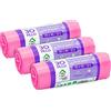 EFFENNE group 90 Sacchetti bagno, sacchi immondizia ROSA, sacchetti spazzatura PROFUMATI per cestino bagno, sacchetti plastica pattumiera buste spazzatura Piccola - sacchetti immondizia piccoli 35x45cm (90)