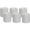 goobay 64603 - Set di 6 candele a LED, con timer, ricaricabili USB, con batteria, 6 piccole candele a LED ricaricabili