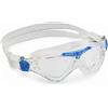 Aquasphere Vista Junior Maschera/Occhialini Da Nuoto Trasparente e Blu, Lente Trasparente