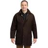Game Technical Apparel Giacca antipioggia in cotone trapuntato imbottito e cotone cerato Brown Large