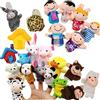 JZK 24 Burattini a Dito Animali pupazzetti Dita Set Giocattoli animaletti Peluche Piccoli Pensiero regalino bomboniera Festa Compleanno Bambini Bimbi