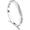 GULICX Gioiello Sottile Anelli da Donna 925 Argento Sterling con Zircone Anello di Eternity