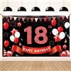 Grande striscione di buon compleanno da 11 * 16cm, decorazioni per