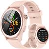 Gerpeng Smartwatch Donna Chiamate Bluetooth - 1,32 Schermo Circolare Orologio Smart Watch con Cardiofrequenzimetro/SpO2/Contapassi/Monitoraggio del Sonno,110+ modalità Sportive per Android iOS