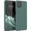 kwmobile Custodia Compatibile con Samsung Galaxy A22 4G Cover - Back Case per Smartphone in Silicone TPU - Protezione Gommata - verde blu