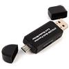 REY Adattatore multifunzione USB e Micro USB OTG, Lettore Schede SD/Micro SD