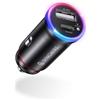 SYNCWIRE Caricatore Auto USB C [PD 45W & QC 45W] Presa USB C Auto Accendisigari Fast Charge 12v Caricabatterie Auto Carica Cellulare per Auto per iPhone 15 Pro Max 14 13 12 11, Samsung, Google Pixel