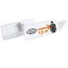 Durable 851900 Set Portanome 40 x 105 con Combi Clip, Inserti su Fogli Stampabili A4 Inclusi, 14 Pezzi
