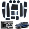GAFAT Dacia Jogger 2025 2026-2022 Tappetini Antiscivolo, Jogger Hybrid/Extreme 2025 Tappetino in Gomma Antiscivolo per Console Centrale, Cuciture Porta, Accessori Dacia Jogger (Blu)