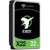 Seagate EXOS X22 22TB SATA 3.5IN 7200RPM 6GB/S 512E/4K