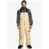 Quiksilver Pantalone Utility Bib - pale caki