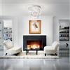 Ideal Lux Lampadario da soffitto CARLTON PL12 oro di Ideal Lux