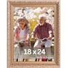 Victor cornice portafoto "Rubens" oro rosé 18x24 cm - profilo: 30 x 20 mm - stile barocco antico - vetro vero - decorazione per la casa